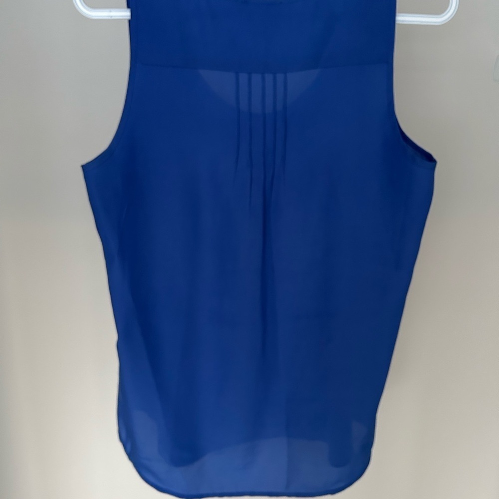 Chic Royal Blue Tank Top - Picture 3 of 3